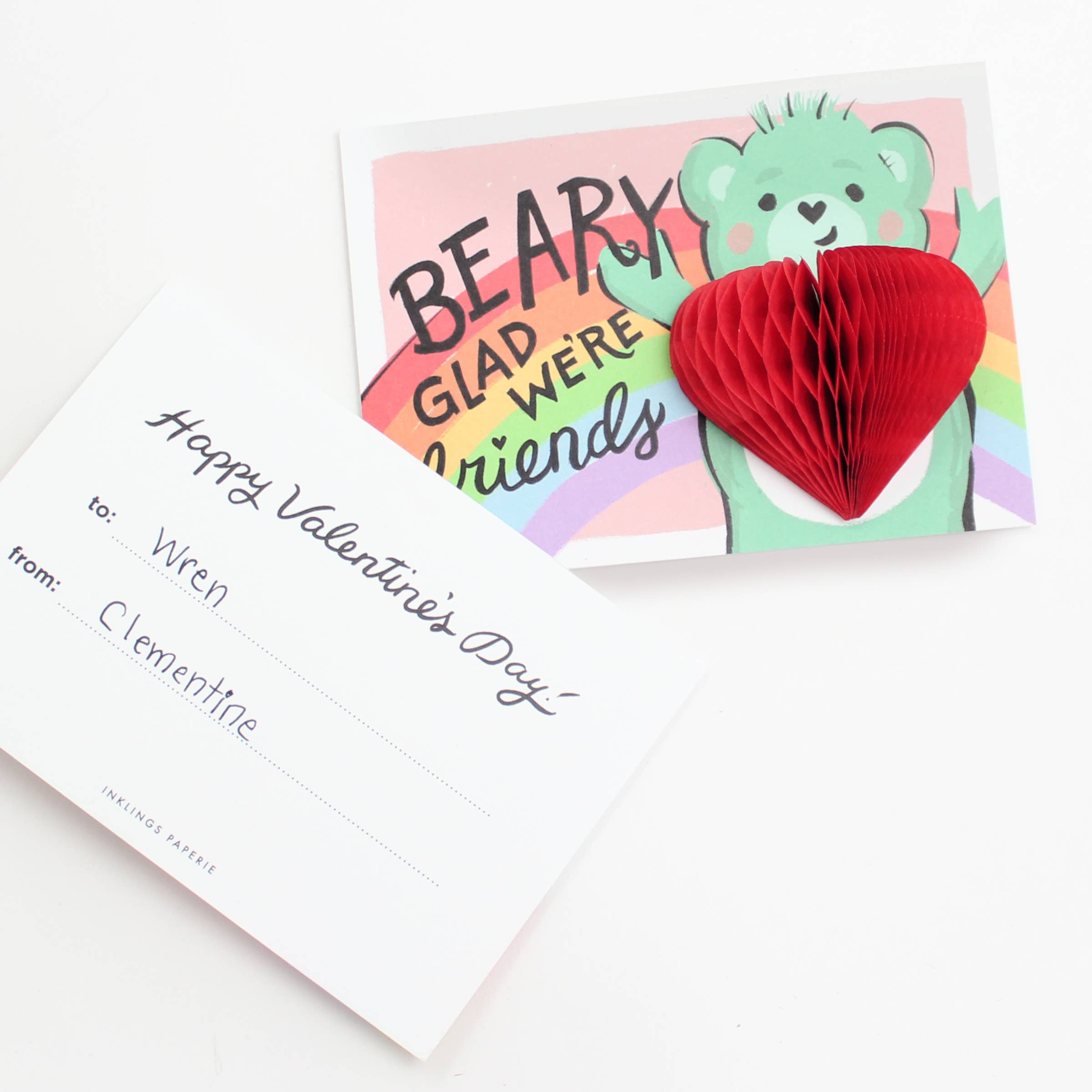 Pop-up Valentine Cards - Bear