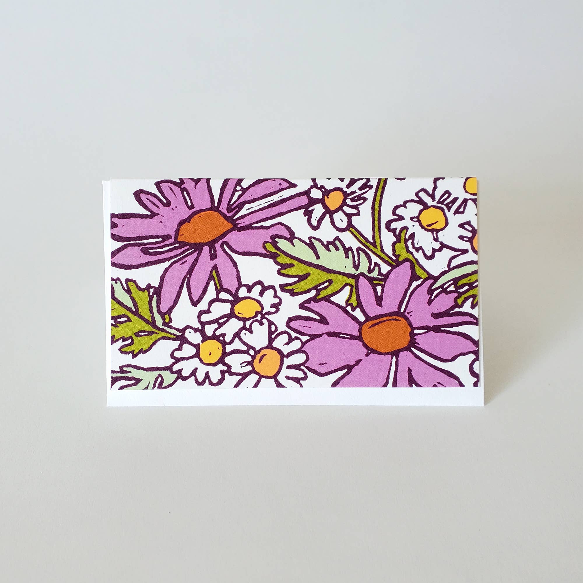 Daisy Flower Mini Note Card, Florist Gift Tag
