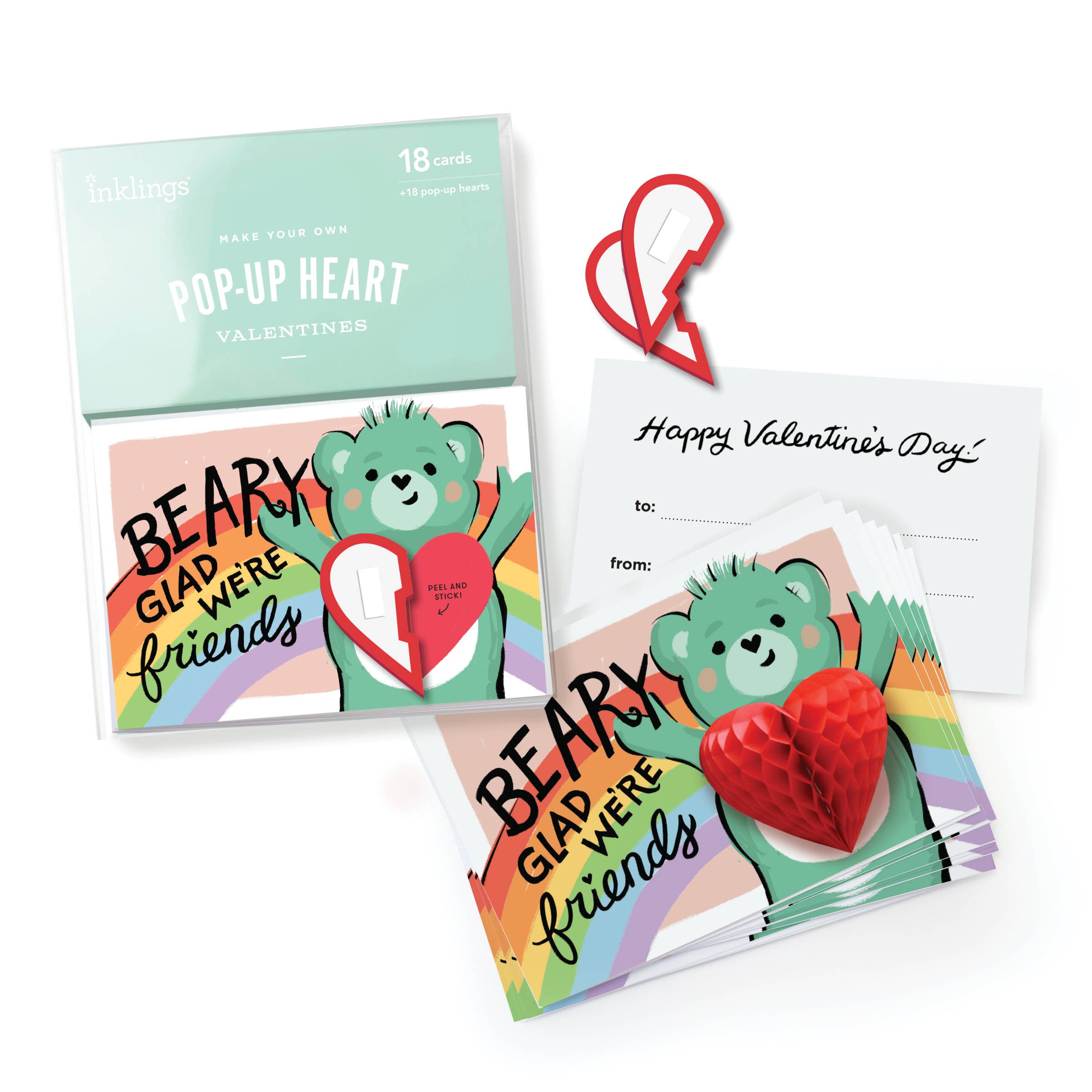 Pop-up Valentine Cards - Bear