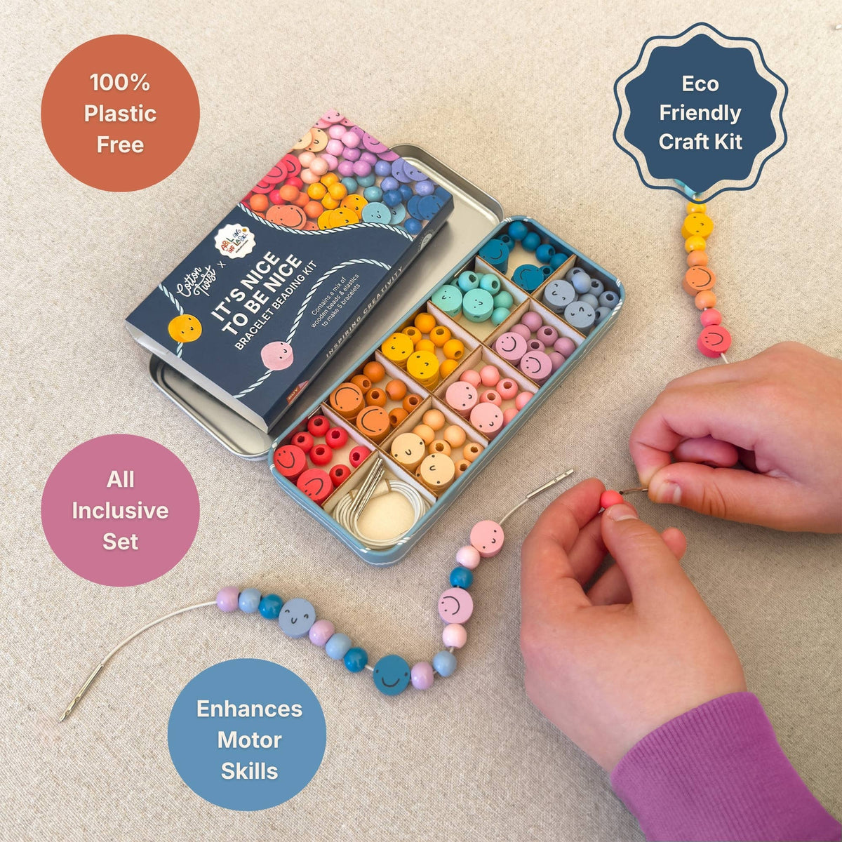 It's Nice To Be Nice Bracelet Beading Gift Kit