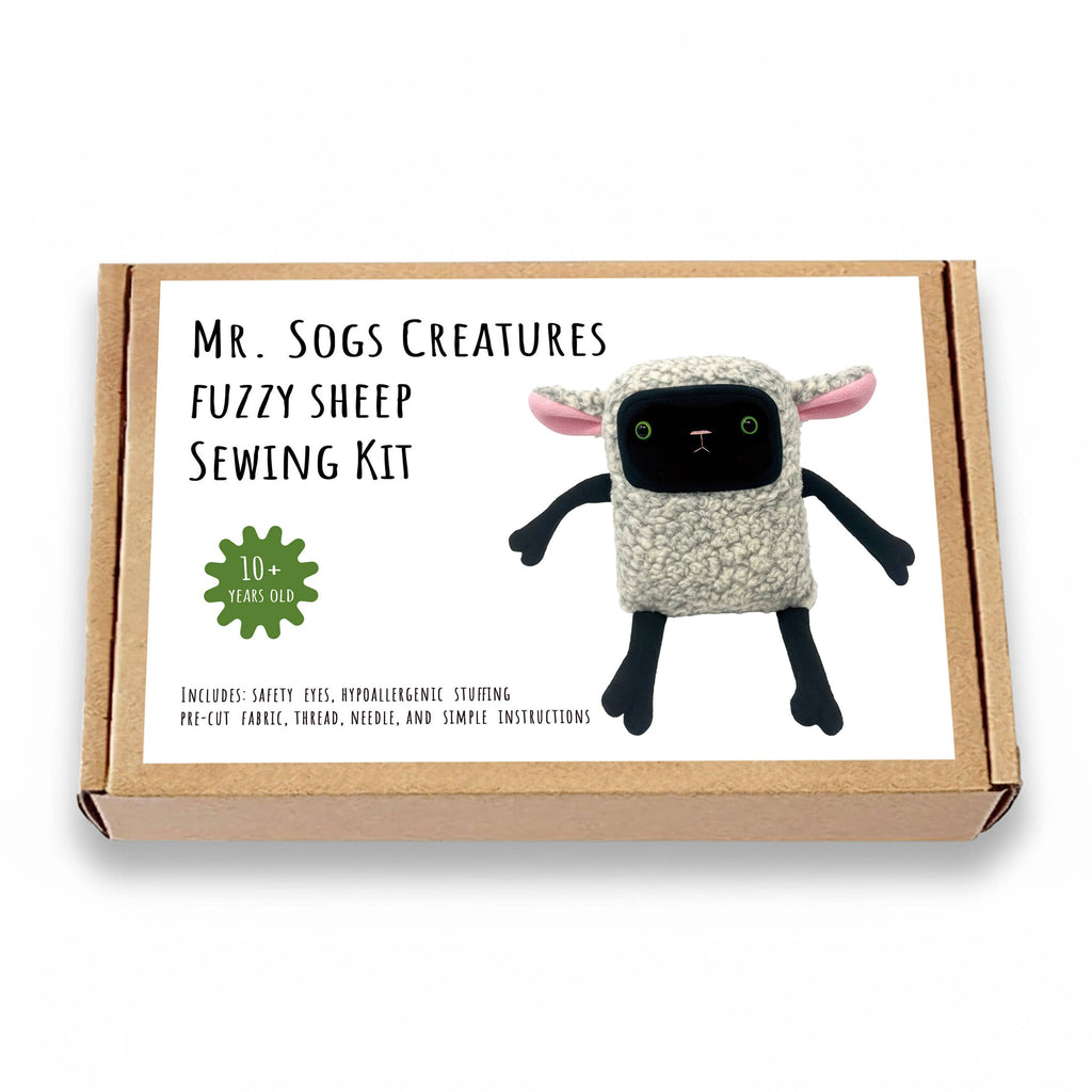 Fuzzy Sheep DIY Plush Sewing Kit