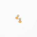Pumpkin Charm Earrings - Hypoallergenic, Flat Back, Girl