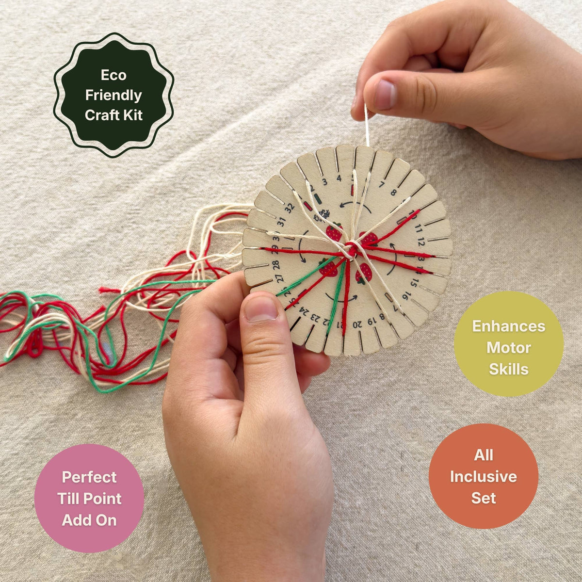 Make Your Own Strawberry Kumihimo Bracelet Kit