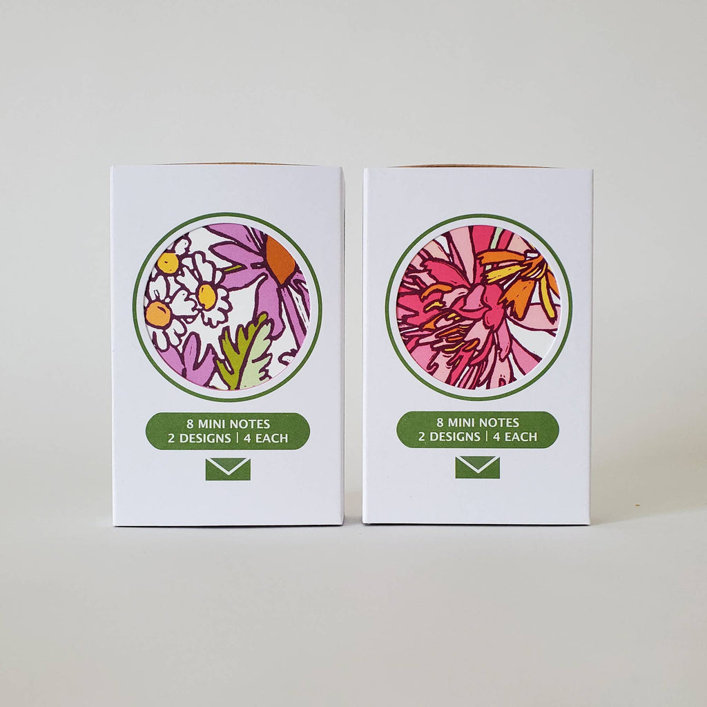 Daisy Flower Mini Note Card, Florist Gift Tag