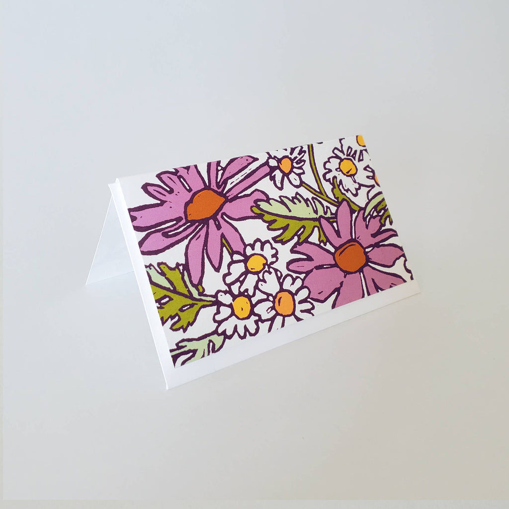 Daisy Flower Mini Note Card, Florist Gift Tag