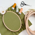Beechwood Embroidery Hoop Oval