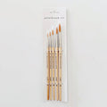 Watercolor Paintbrush Set of Five