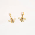 Bee Huggie Hoop Earrings