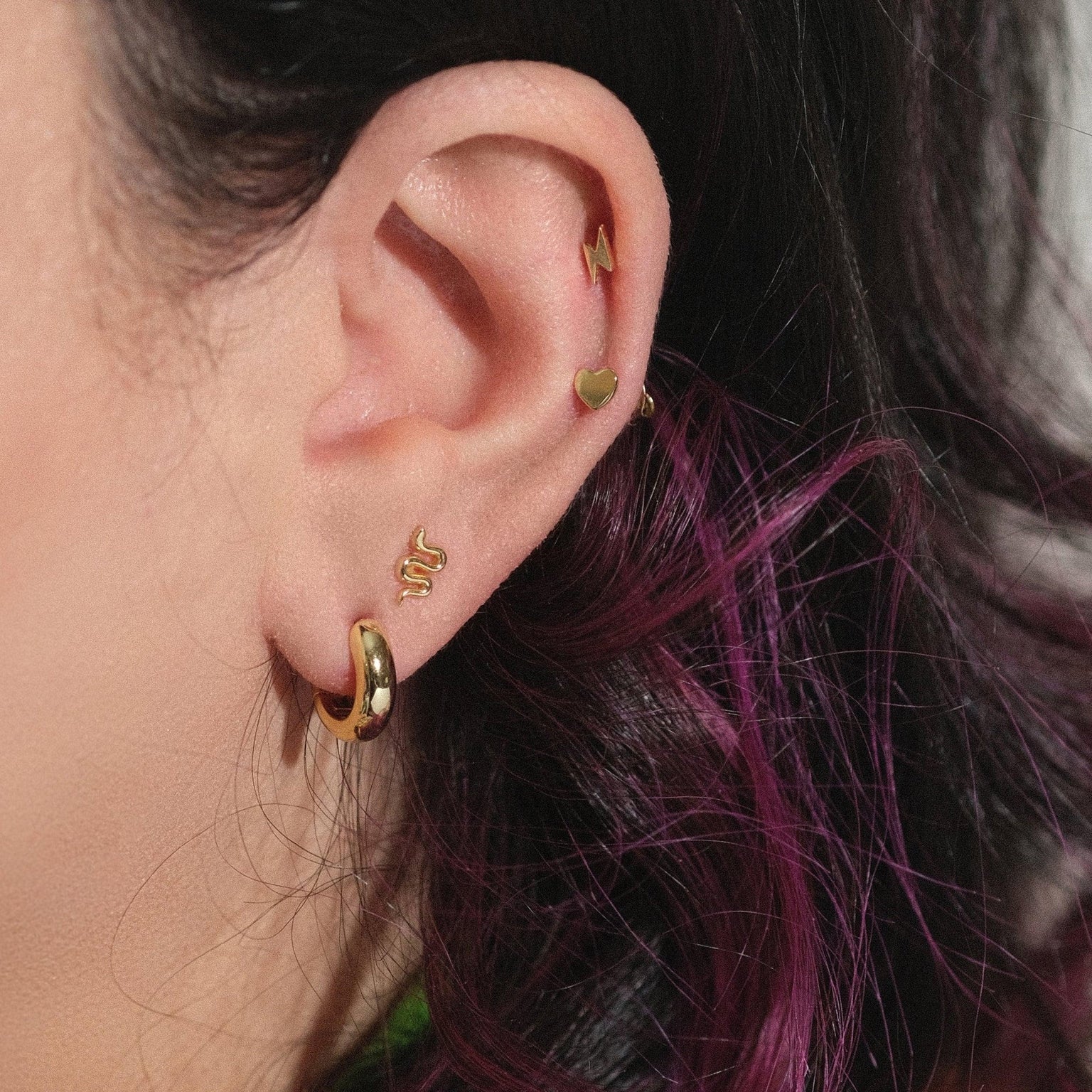 Snake Stud Earrings