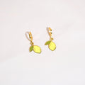 Lemon Huggie Hoop Earrings